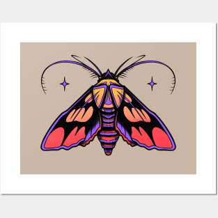 Galactic Moth Posters and Art